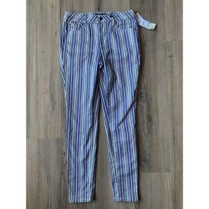 NWT - NEEDLE & CLOTH Sz 4 Women's Super Soft Skinny Ankle Stretch Striped Pants